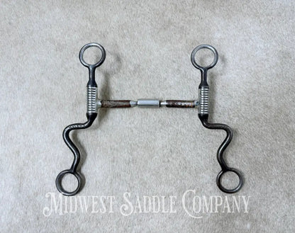Myler Black Steel Seven Shank Comfort Snaffle Wide Barrel MB 02 Stage 1 5” - Bit