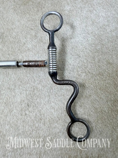 Myler Black Steel Seven Shank Comfort Snaffle Wide Barrel MB 02 Stage 1 5” - Bit