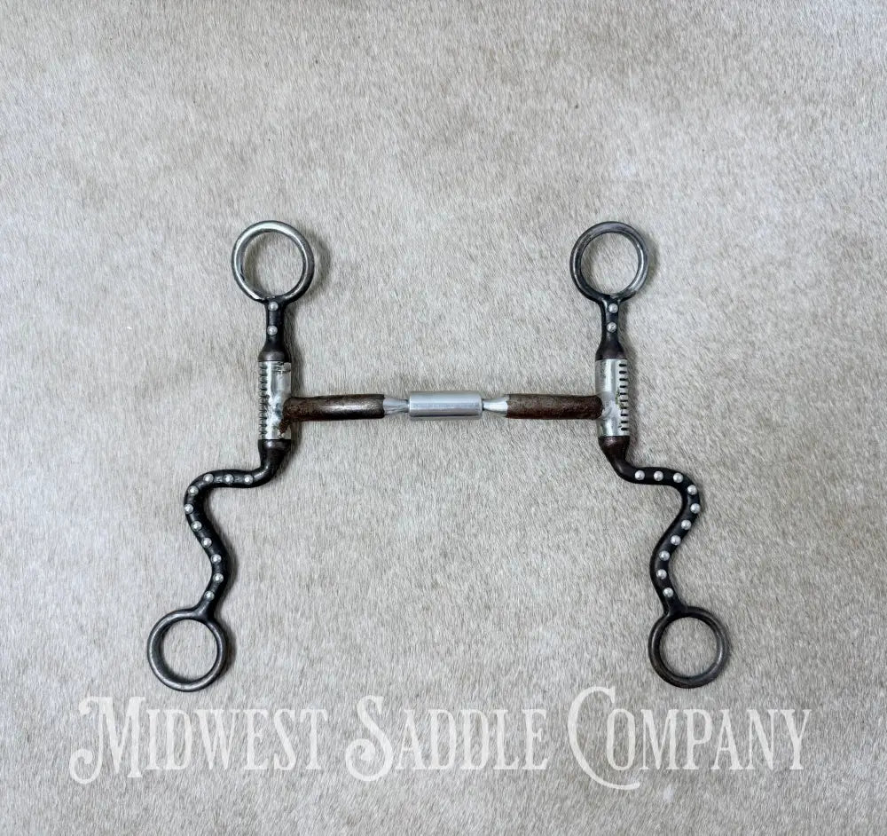 Myler Black Steel Seven Shank Comfort Snaffle Wide Barrel MB 02 Stage 1 5” - Bit