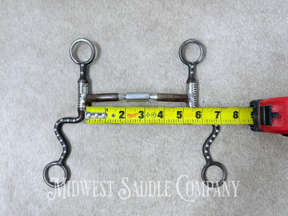 Myler Black Steel Seven Shank Comfort Snaffle Wide Barrel MB 02 Stage 1 5” - Bit