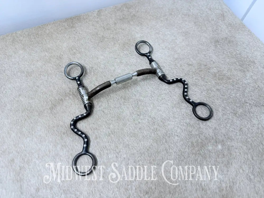 Myler Black Steel Seven Shank Comfort Snaffle Wide Barrel MB 02 Stage 1 5” - Bit
