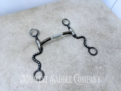 Myler Black Steel Seven Shank Comfort Snaffle Wide Barrel MB 02 Stage 1 5” - Bit