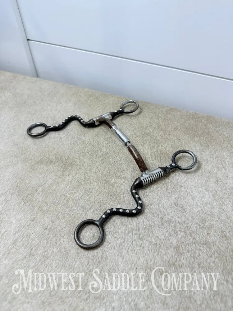 Myler Black Steel Seven Shank Comfort Snaffle Wide Barrel MB 02 Stage 1 5” - Bit