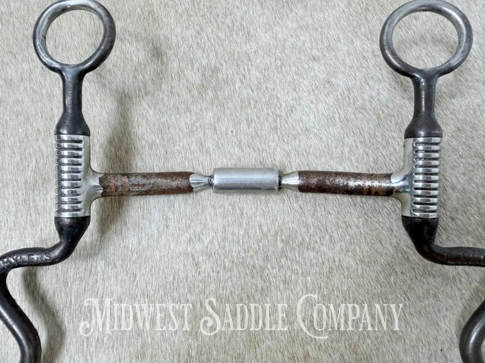 Myler Black Steel Seven Shank Comfort Snaffle Wide Barrel MB 02 Stage 1 5” - Bit