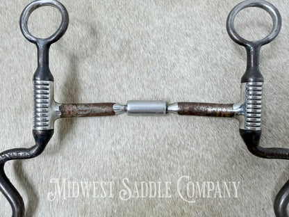 Myler Black Steel Seven Shank Comfort Snaffle Wide Barrel MB 02 Stage 1 5” - Bit