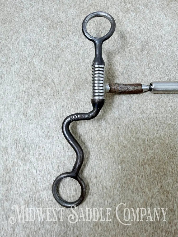 Myler Black Steel Seven Shank Comfort Snaffle Wide Barrel MB 02 Stage 1 5” - Bit