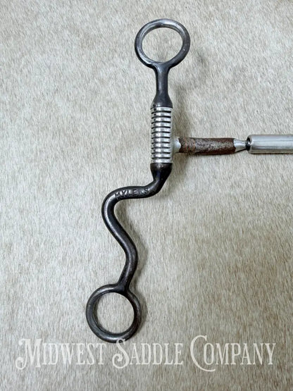 Myler Black Steel Seven Shank Comfort Snaffle Wide Barrel MB 02 Stage 1 5” - Bit