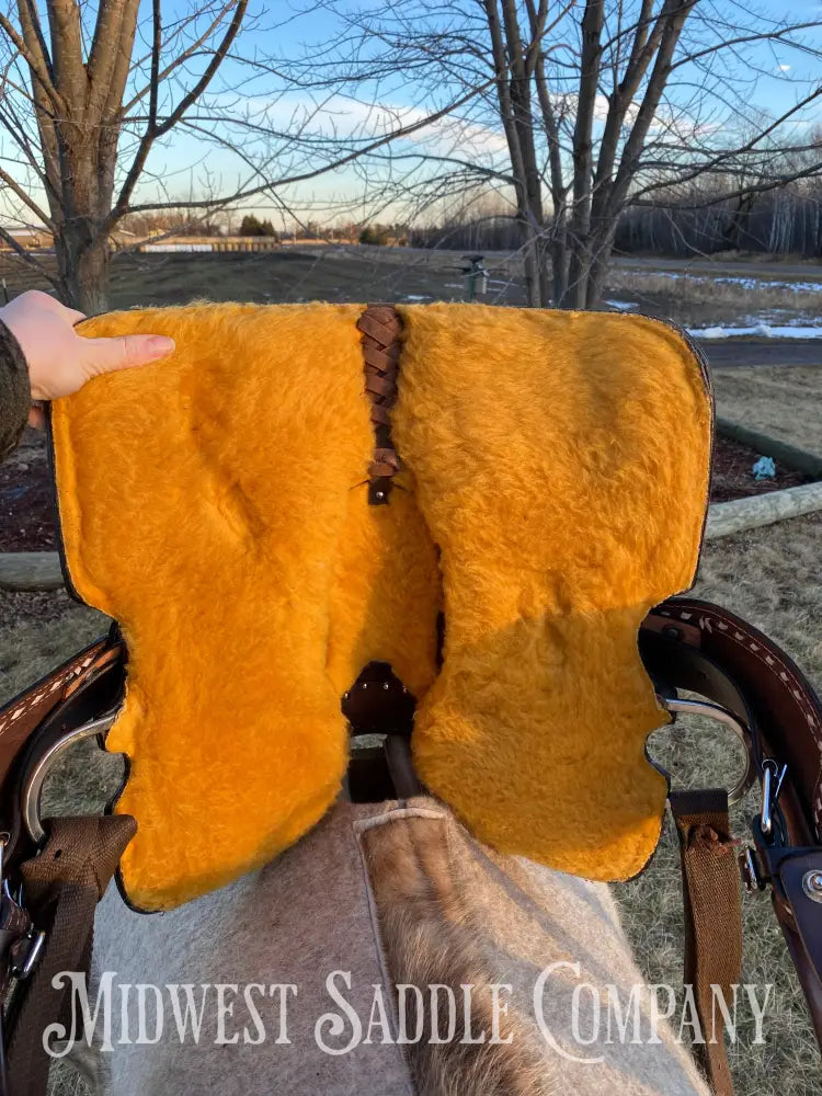 New 8” Chocolate Buckstitch Youth Western Barrel Saddle