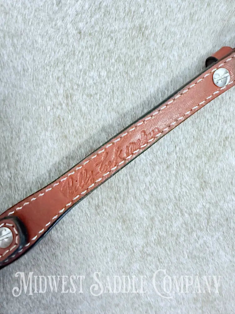 New Genuine Billy Cook Maker Western Leather Headstall - Average Horse Size Bridles & Headstalls