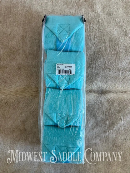 New Mustang Turquoise Polo Wraps Horse Boots