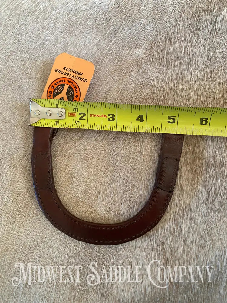 New Old Stock: Circle Y One Ear Horse Headstall Replacement Earpiece - Blank Empty Channel Bridles