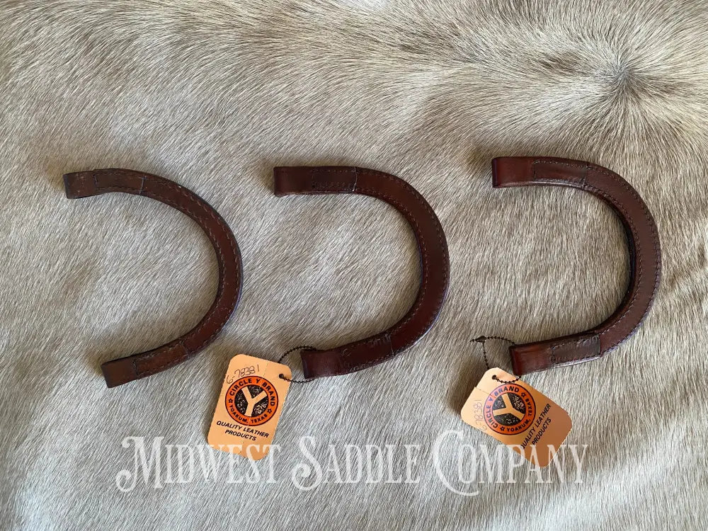 New Old Stock: Circle Y One Ear Horse Headstall Replacement Earpiece - Blank Empty Channel Bridles