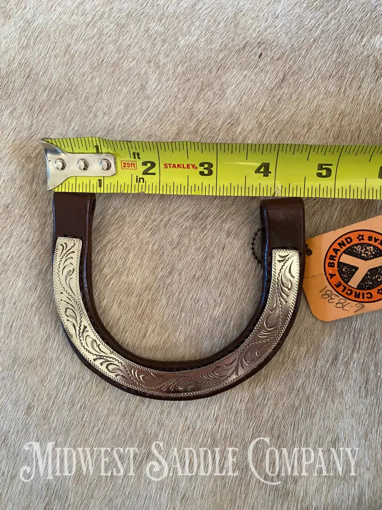 New Old Stock: Circle Y One Ear Pony Arabian Headstall Replacement Earpiece - Silver Bridles &