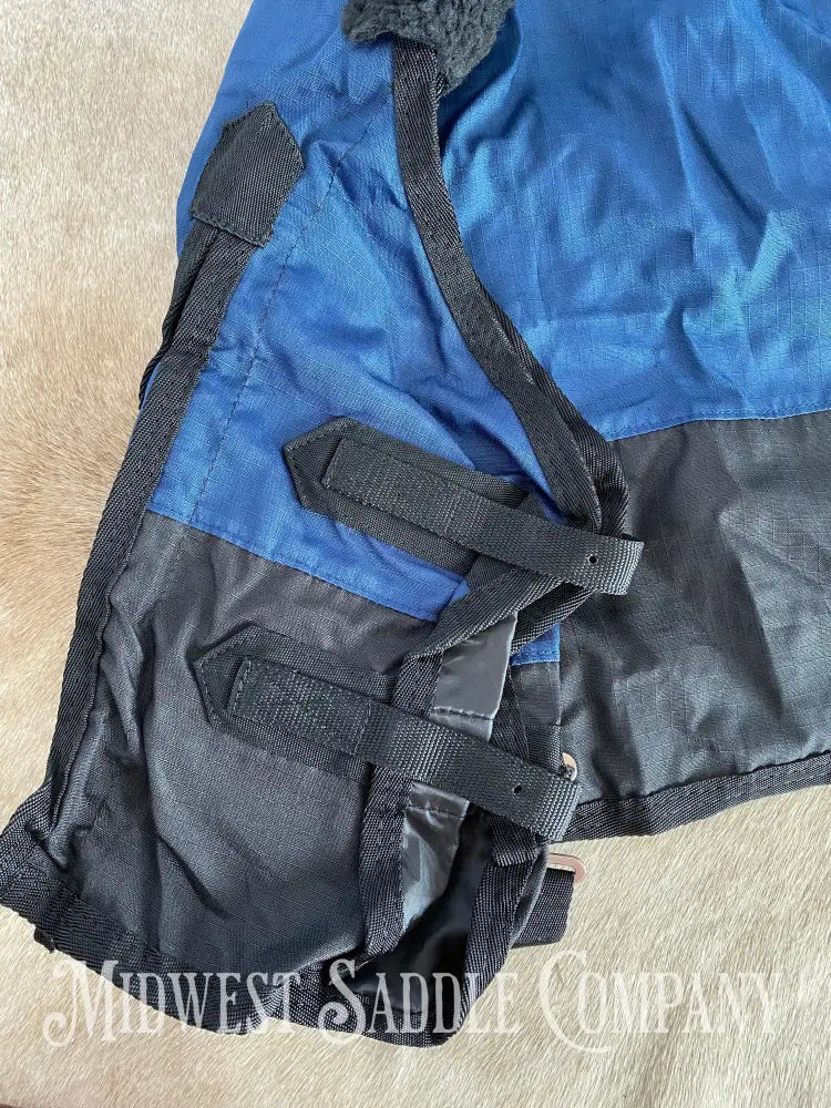 New Polar Equestrian 600 Denier Foal Turnout Sheet - Navy & Black Size Small 36” Blanket