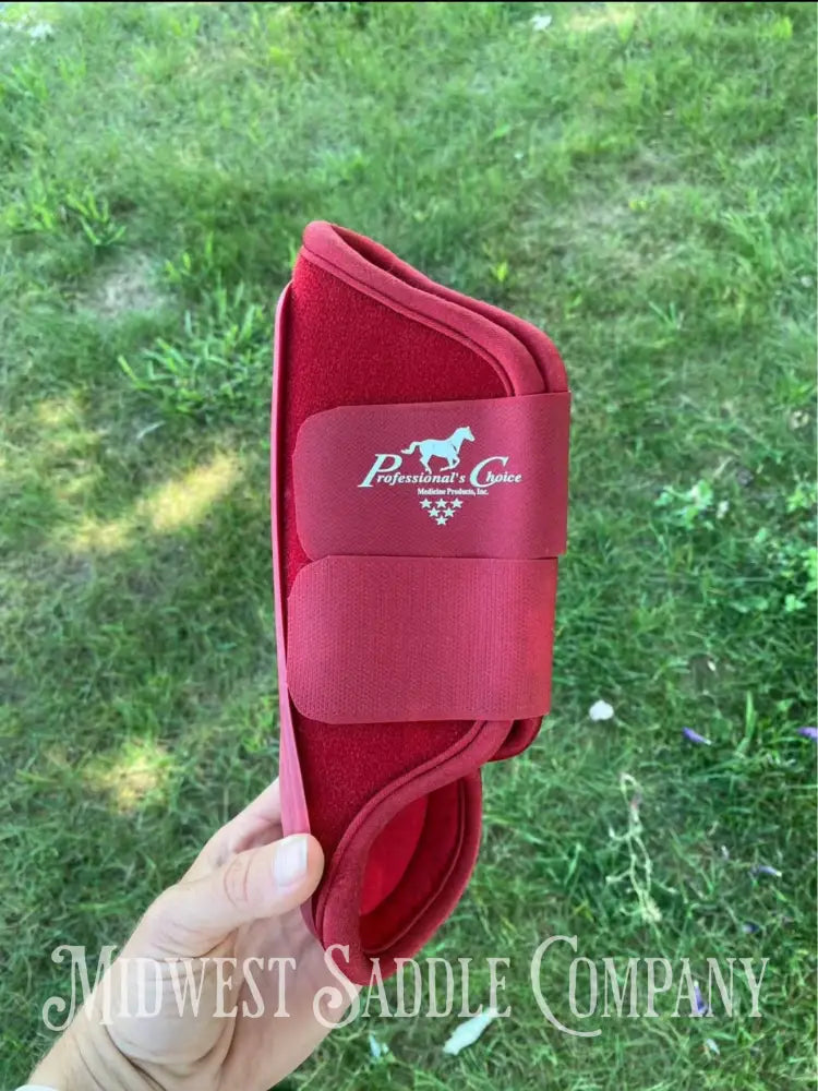 New Professional’s Choice VenTECH Red Protective Splint Boots Medium Horse Boots