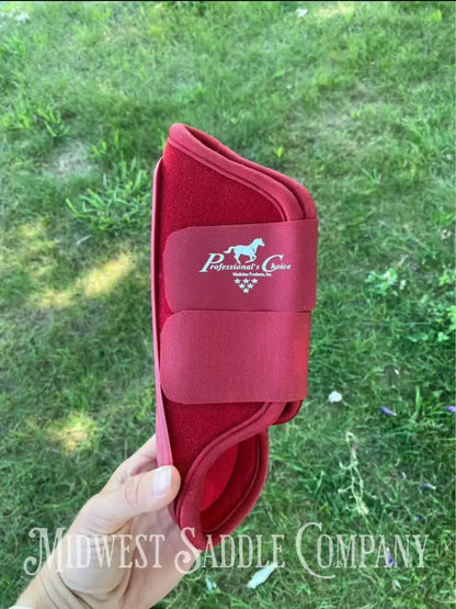 New Professional’s Choice VenTECH Red Protective Splint Boots Medium Horse Boots