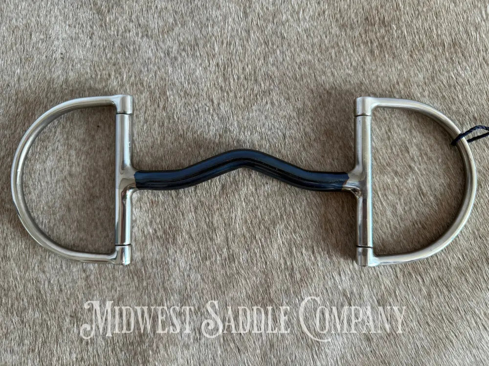 New Shires Mullen Mouth Blue Alloy Hunter Horse Dee Bit Bit