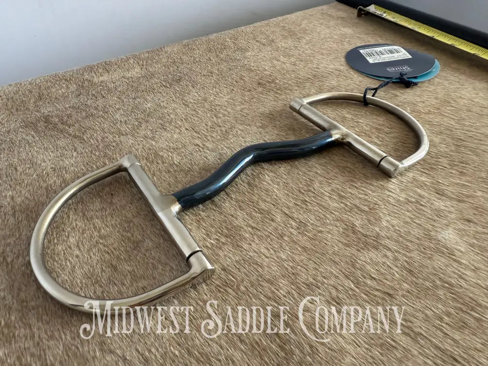 New Shires Mullen Mouth Blue Alloy Hunter Horse Dee Bit Bit