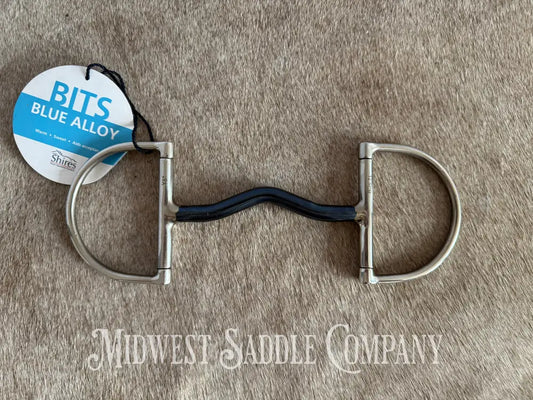 New Shires Mullen Mouth Blue Alloy Hunter Horse Dee Bit Bit