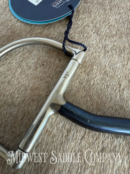 New Shires Mullen Mouth Blue Alloy Hunter Horse Dee Bit Bit
