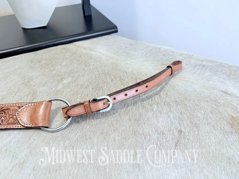New Western Saddlery Headstall and Breast Collar Set Floral Leather Tooling Tack Set