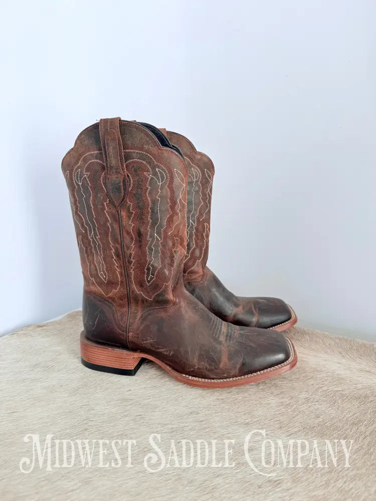 NWOT Men’s JB Dillon Western Cowboy Boots Goat Leather JBM3208 - Size 12 D Western Boots