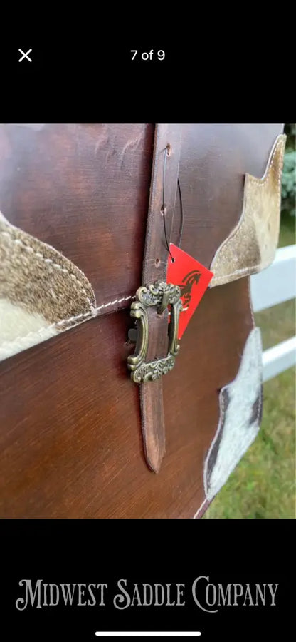 NWT Hair-On Cowhide Leather Western Horse Saddle Bags Saddle Bags