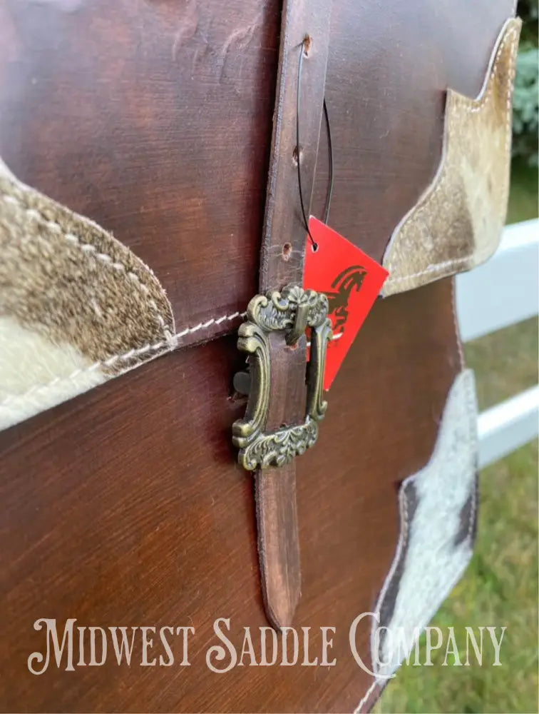 NWT Hair-On Cowhide Leather Western Horse Saddle Bags Saddle Bags