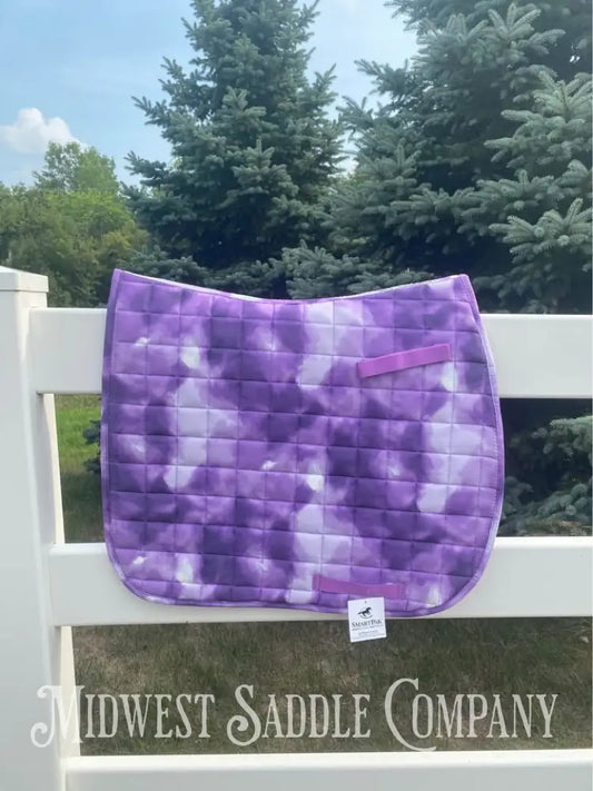 Nwt Smartpak Orchid Watercolor Tie Dye Dressage Saddle Pad English