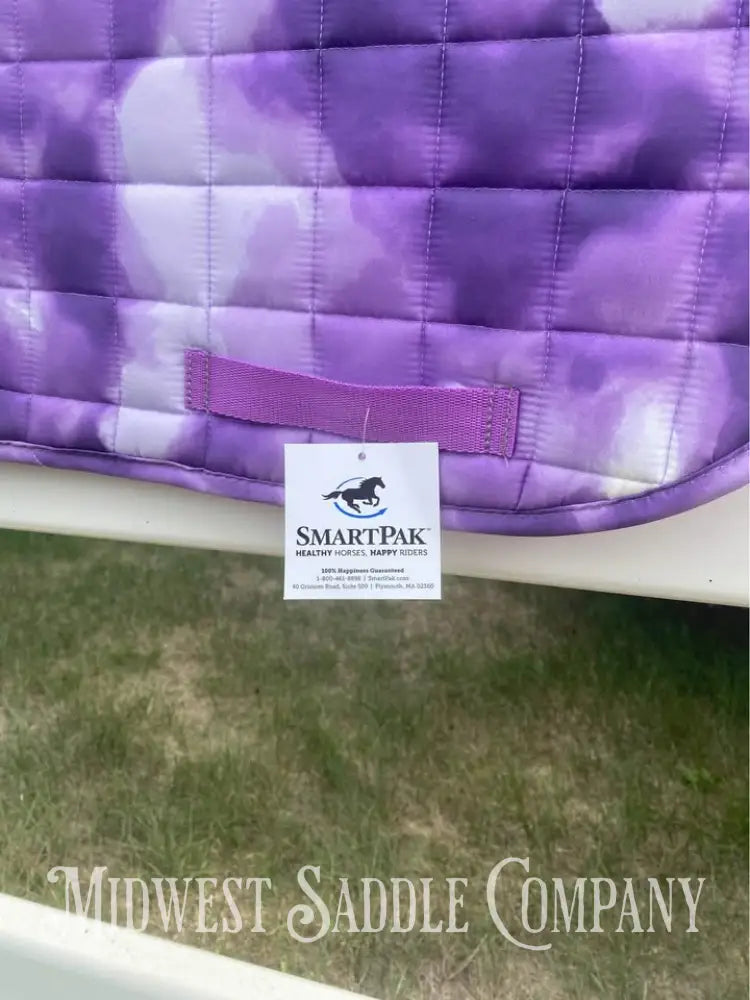 Nwt Smartpak Orchid Watercolor Tie Dye Dressage Saddle Pad English