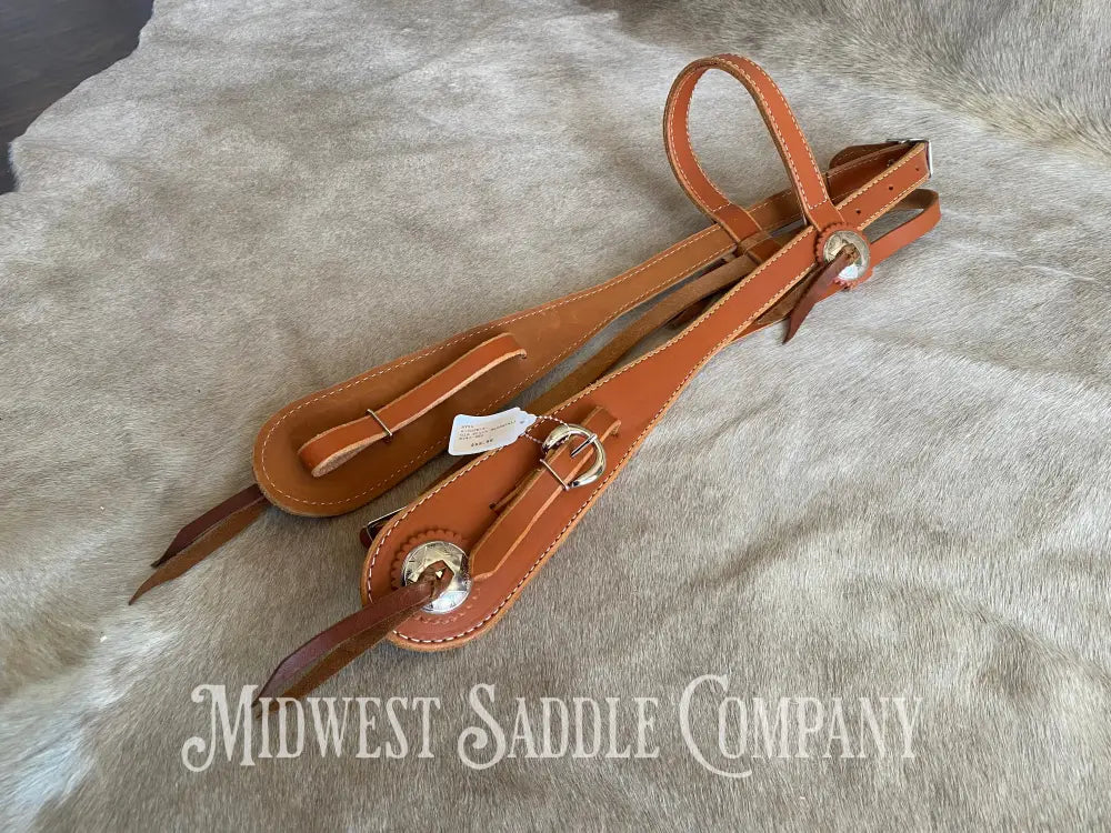 Old Timer Western Browband Bridle - Antique Vintage Cowboy Style Draft Size Bridles & Headstalls