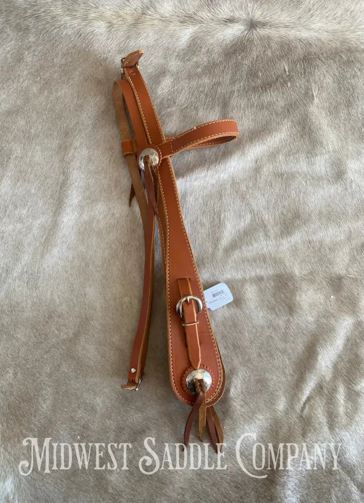 Old Timer Western Browband Bridle - Antique Vintage Cowboy Style Draft Size Bridles & Headstalls
