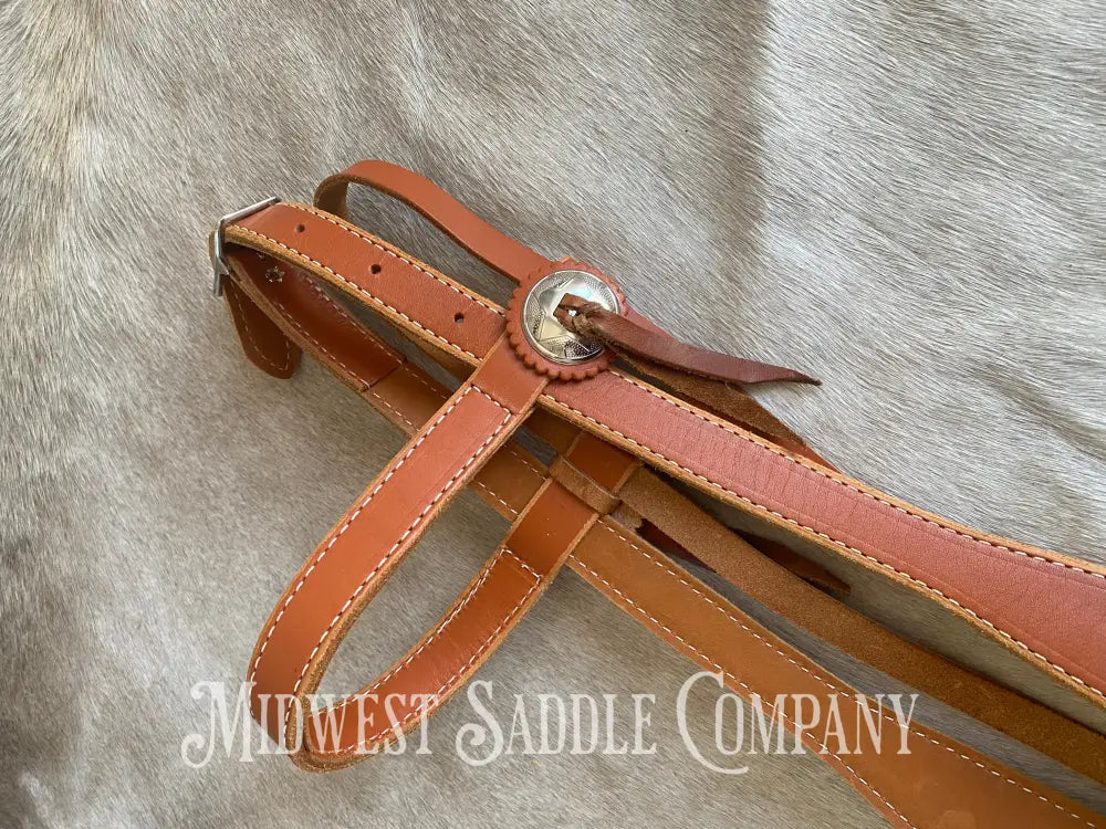 Old Timer Western Browband Bridle - Antique Vintage Cowboy Style Draft Size Bridles & Headstalls