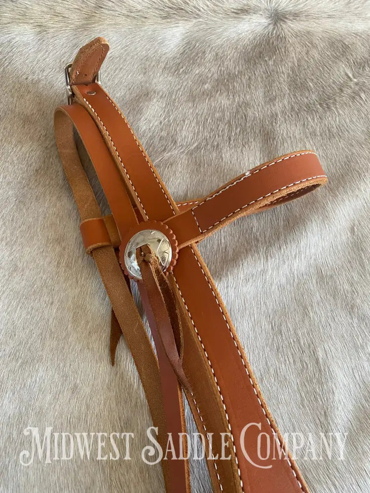 Old Timer Western Browband Bridle - Antique Vintage Cowboy Style Draft Size Bridles & Headstalls