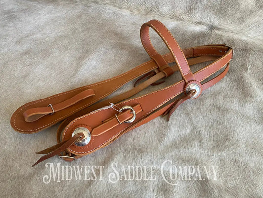 Old Timer Western Browband Bridle - Antique Vintage Cowboy Style Horse Size Bridles & Headstalls