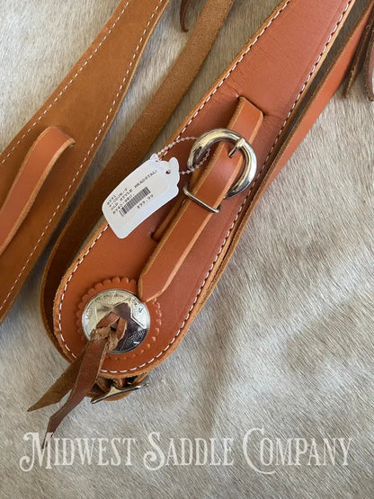Old Timer Western Browband Bridle - Antique Vintage Cowboy Style Horse Size Bridles & Headstalls
