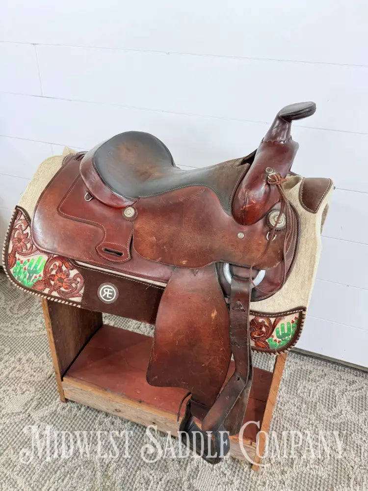 Ozark Leather Company Western Trail Saddle SQHB - Western Saddle