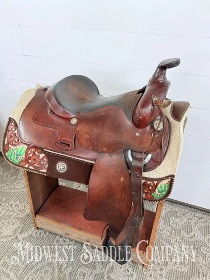 Ozark Leather Company Western Trail Saddle SQHB - Western Saddle