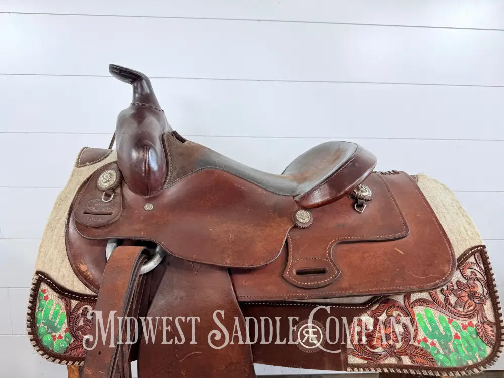 Ozark Leather Company Western Trail Saddle SQHB - Western Saddle