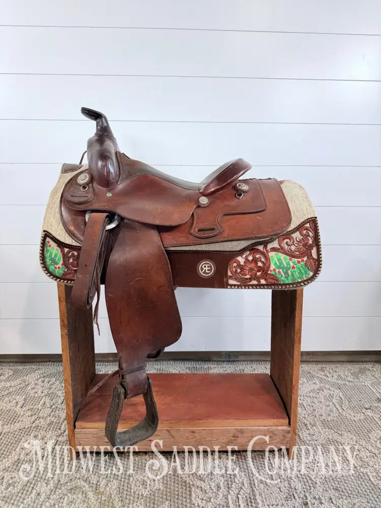 Ozark Leather Company Western Trail Saddle SQHB - Western Saddle
