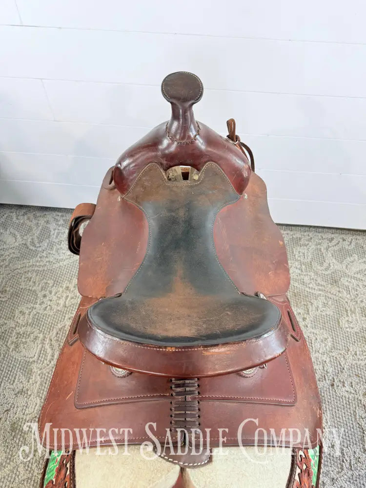 Ozark Leather Company Western Trail Saddle SQHB - Western Saddle