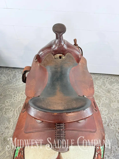 Ozark Leather Company Western Trail Saddle SQHB - Western Saddle