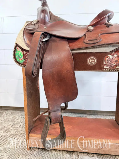 Ozark Leather Company Western Trail Saddle SQHB - Western Saddle