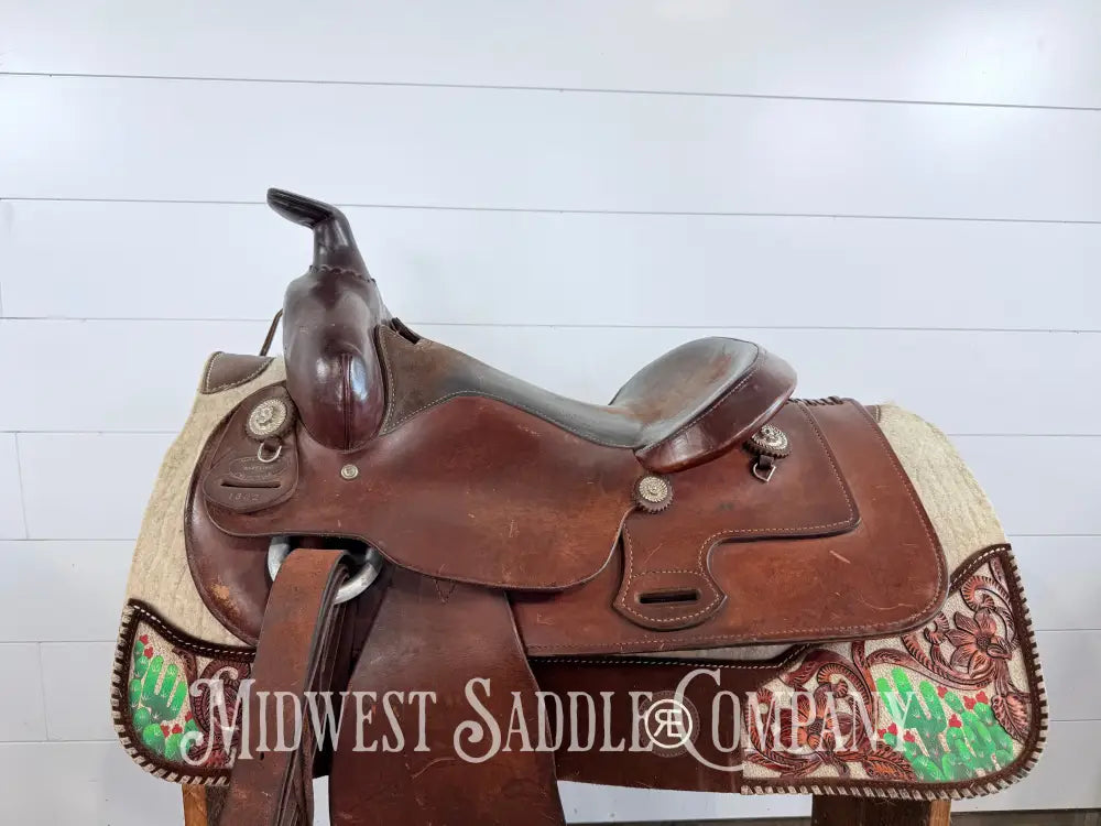 Ozark Leather Company Western Trail Saddle SQHB - Western Saddle