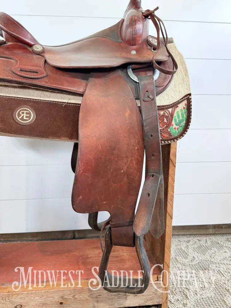 Ozark Leather Company Western Trail Saddle SQHB - Western Saddle