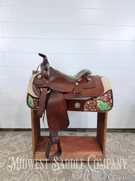 Ozark Leather Company Western Trail Saddle SQHB - Western Saddle