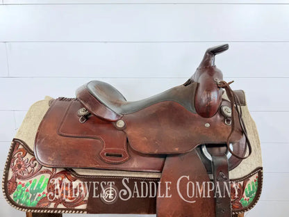 Ozark Leather Company Western Trail Saddle SQHB - Western Saddle