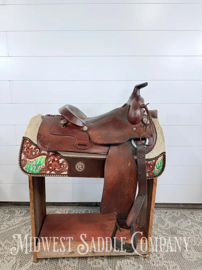 Ozark Leather Company Western Trail Saddle SQHB - Western Saddle