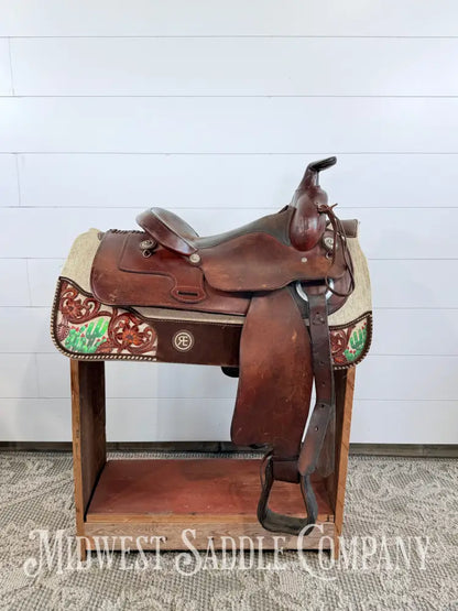 Ozark Leather Company Western Trail Saddle SQHB - Western Saddle