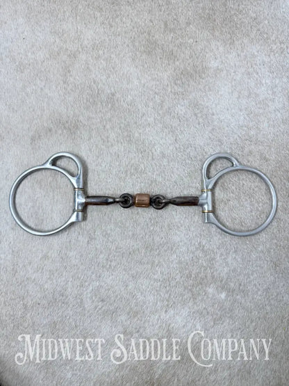 Reinsman 3 Piece Copper Roller Snaffle Dee 5” - Bit